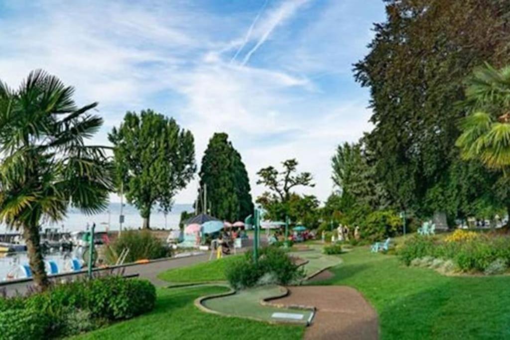 Le Mirabeau Vue Lac Evian-les-Bains Luaran gambar